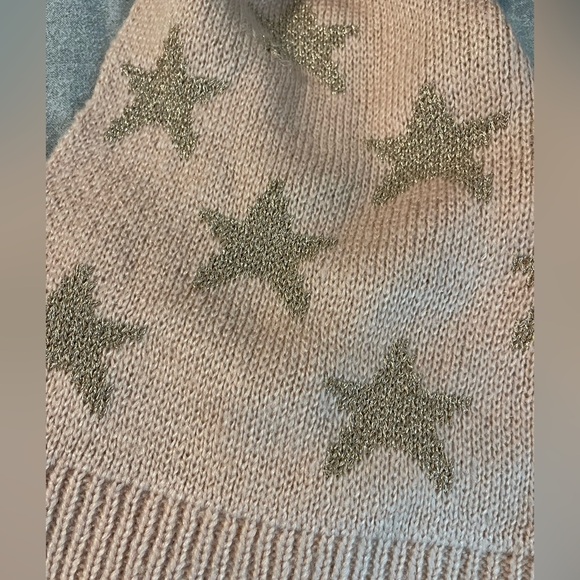 Pick 3/$20 Pink scarf with gold stars - Picture 2 of 4